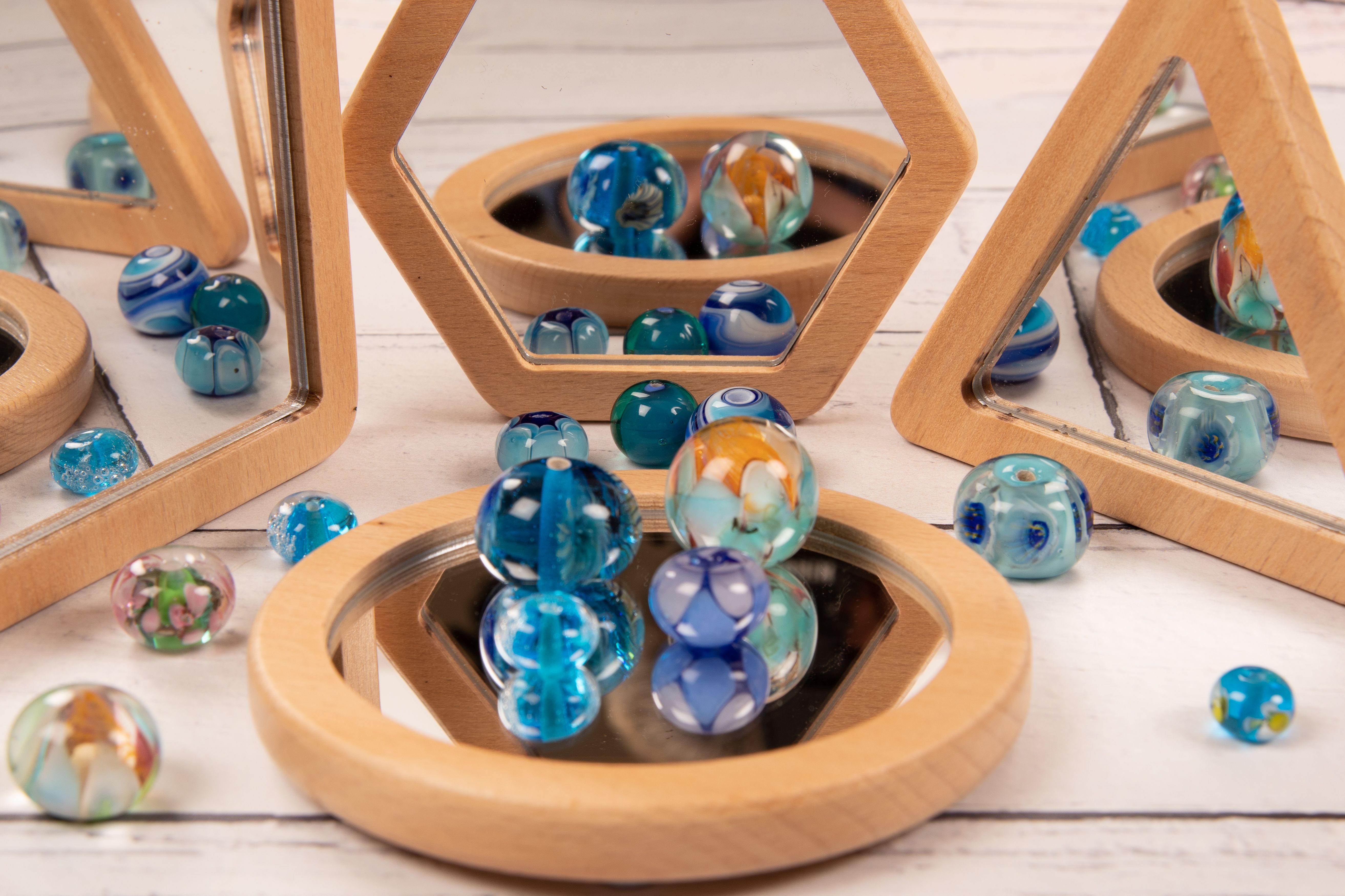 Little Looking Mirror Shapes - Set of 4